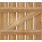 Ekena Millwork Spaced Board-n-Batten Shutters w/Z-Bar, Rough Sawn Western Red Cedar, 28 7/8W x 26H, PR RBS06Z29X026RWR - alternate 4